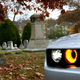 The Borden family plot, which includes Lizzy, her stepmother, and her father, whose murders she would be charged with and eventually acquitted.